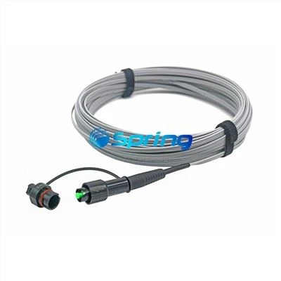 IP67 Předkonektorovaný drop kabel s Harden Connector SC/APC Venkovní kabel Sestava